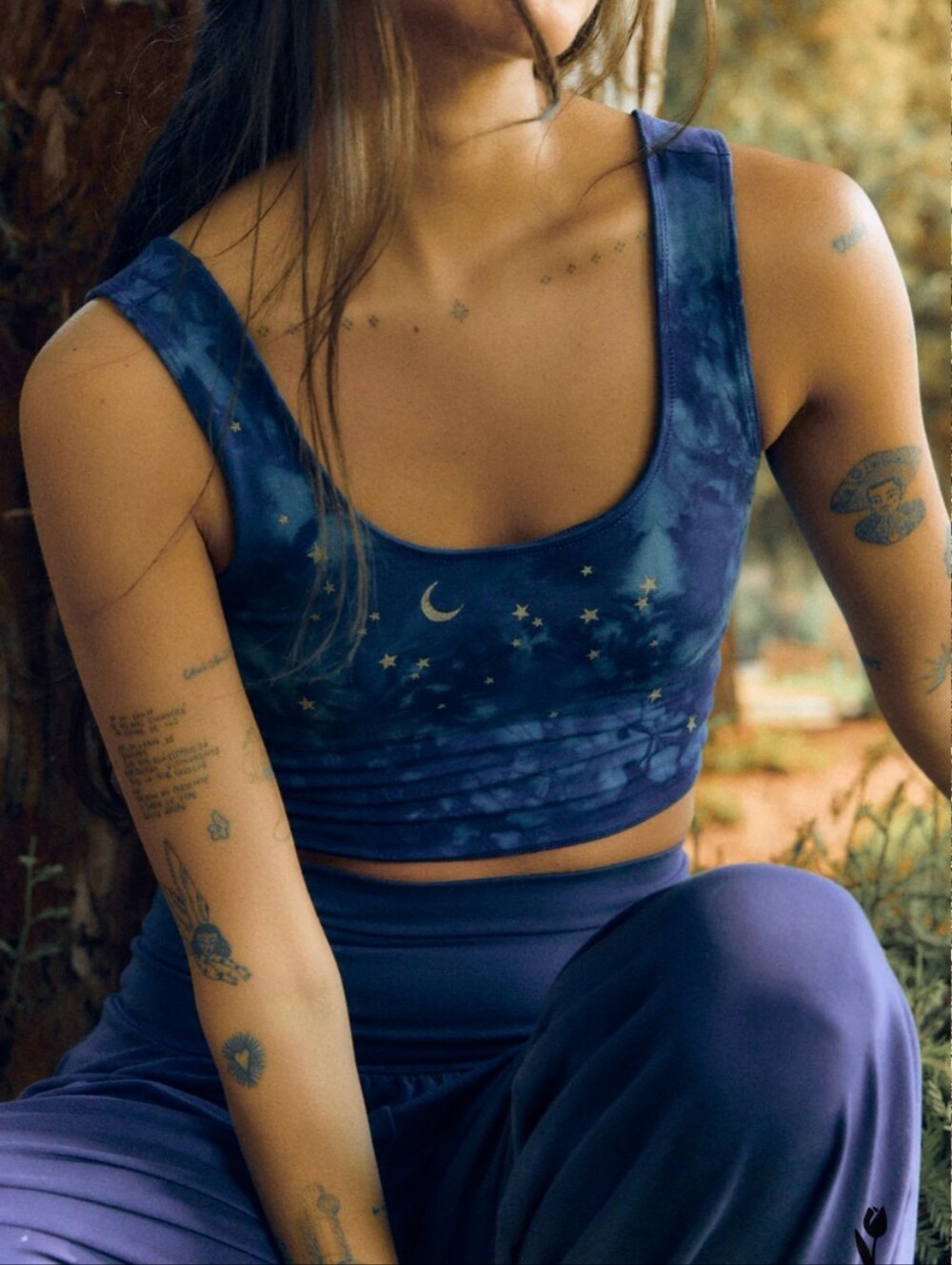 NWT Purusha People Crystal Constellation Origin Top M